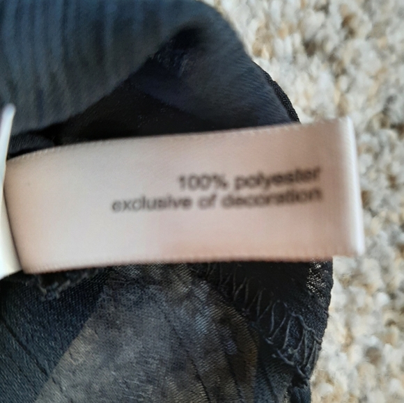 THE LIMITED - Black sheer tunic for women - Size L - Picture 8 of 9